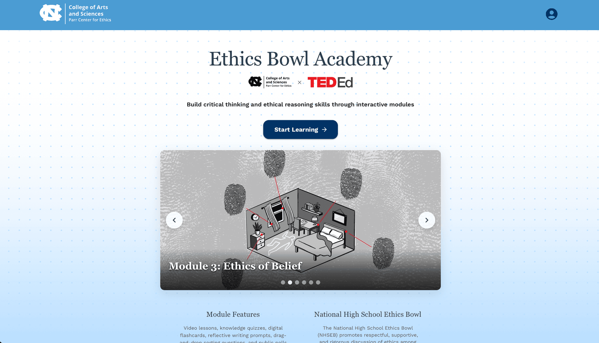 Parr Center Ethics Bowl Academy